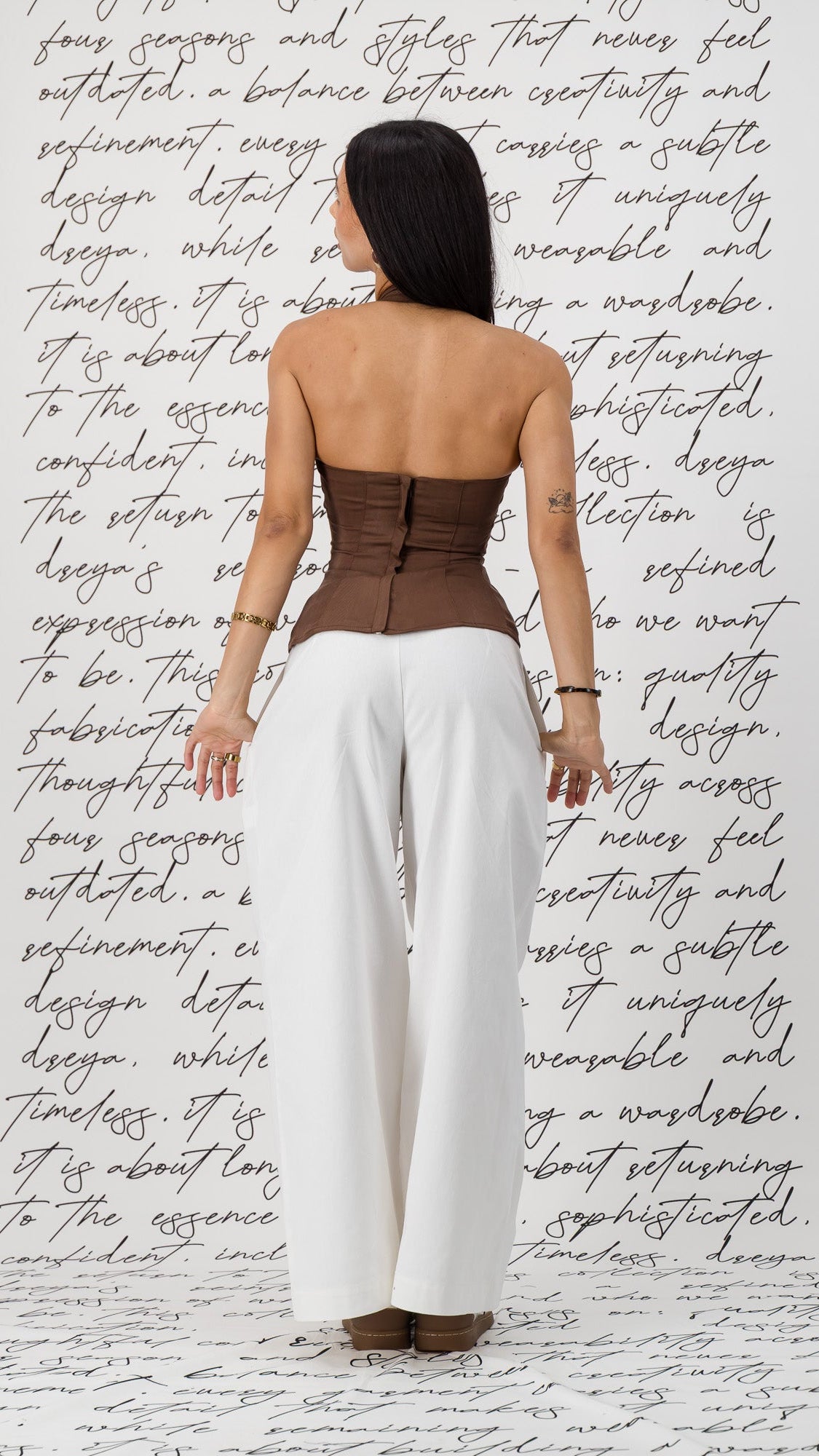 The Sophia Top - Brown