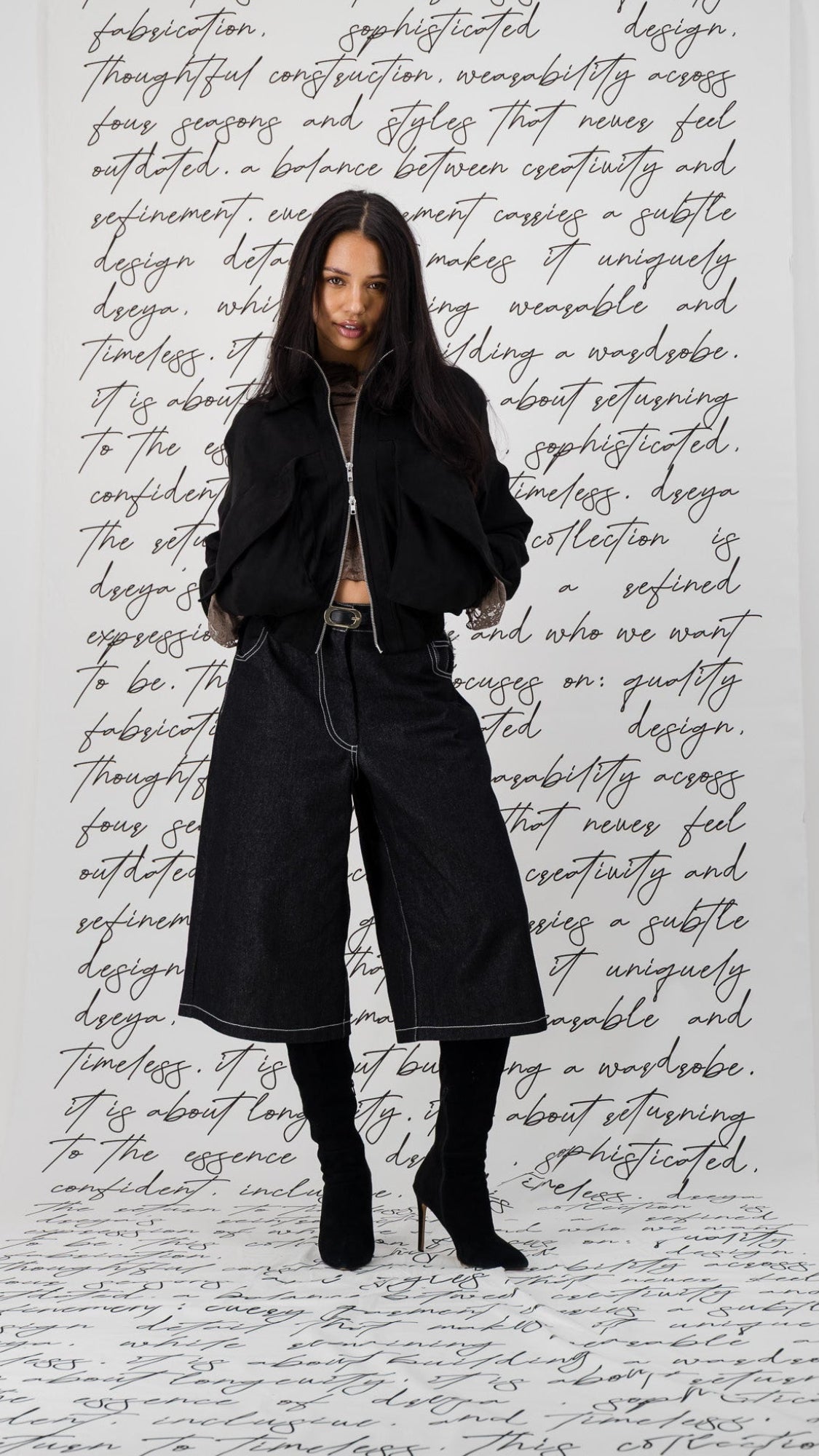 The Stevie Bomber - Black