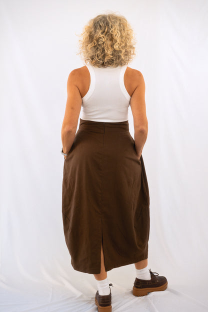 The Tulip Skirt - Chocolate